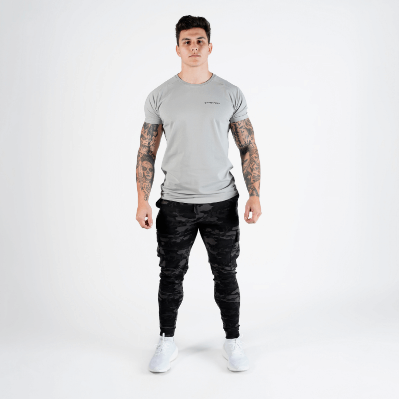 Tee Charcoal Slim Performance -