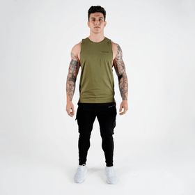 Gymreapers Muscle Tank - OD Green