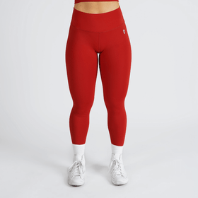 Alphalete, Pants & Jumpsuits, Alphalete Alphalux High Waisted Leggings  Red