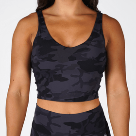 Alphalete Crop Top Black Tank Top Muscle Tee Size 2X - $38 New