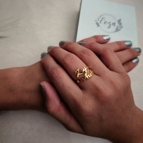 Custom RIng (18K Gold Vermeil) - Jewelry Gift ideas by Talisa