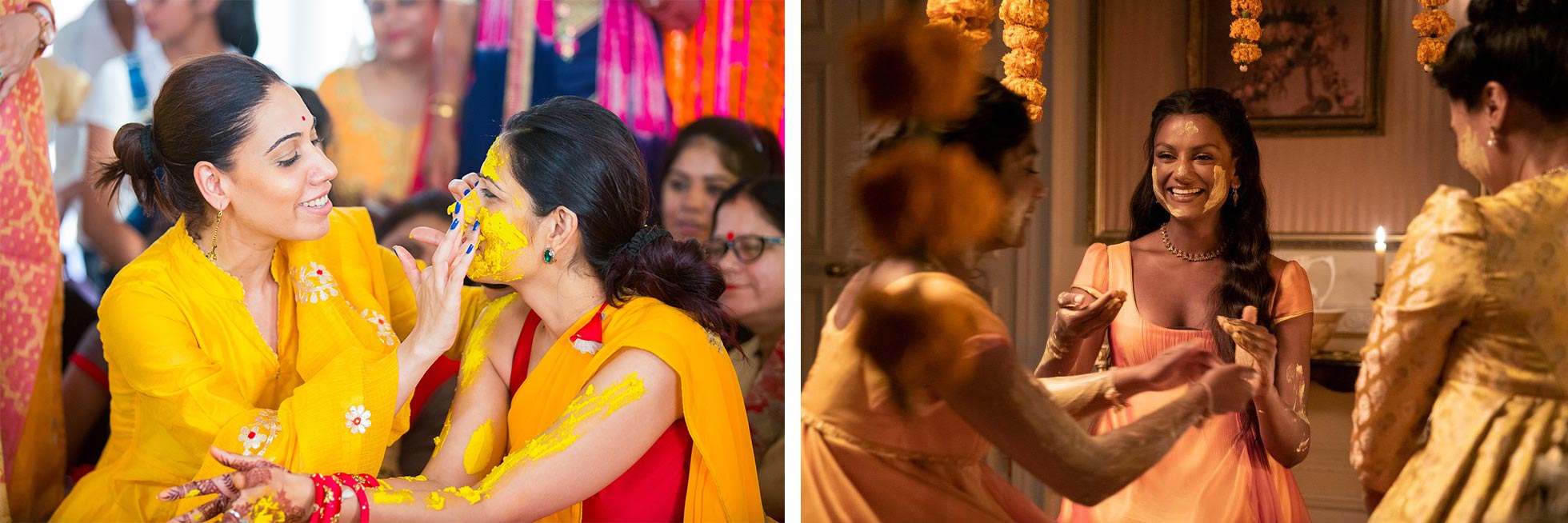 Indian Bride - Skicnare Ritual with Turmeric