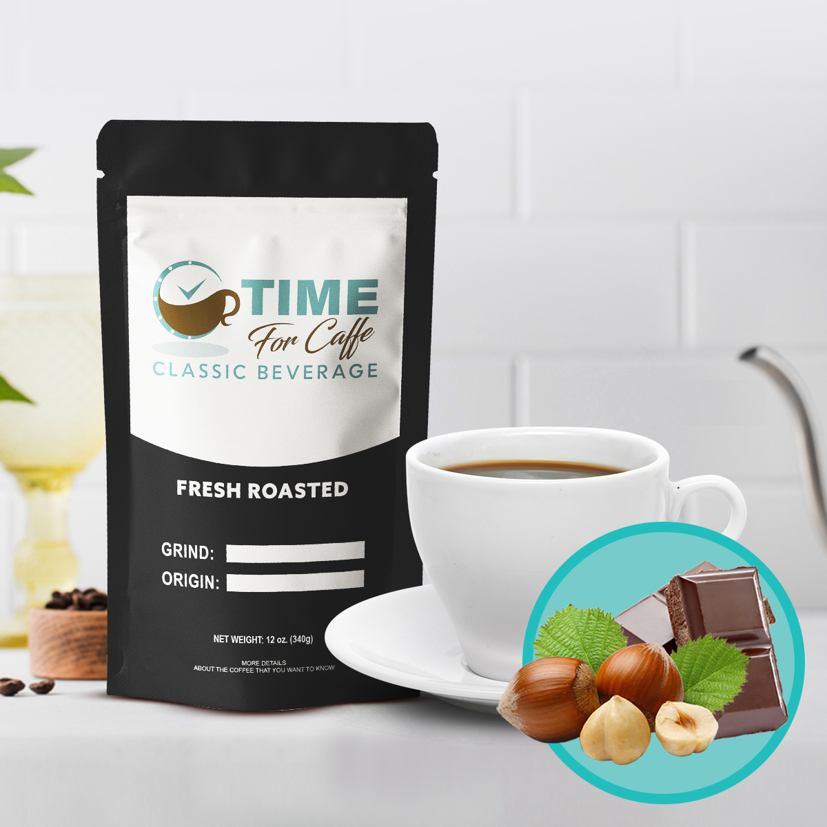 Bold, Rich, and Sweet Chocolate Hazelnut Coffee Blend