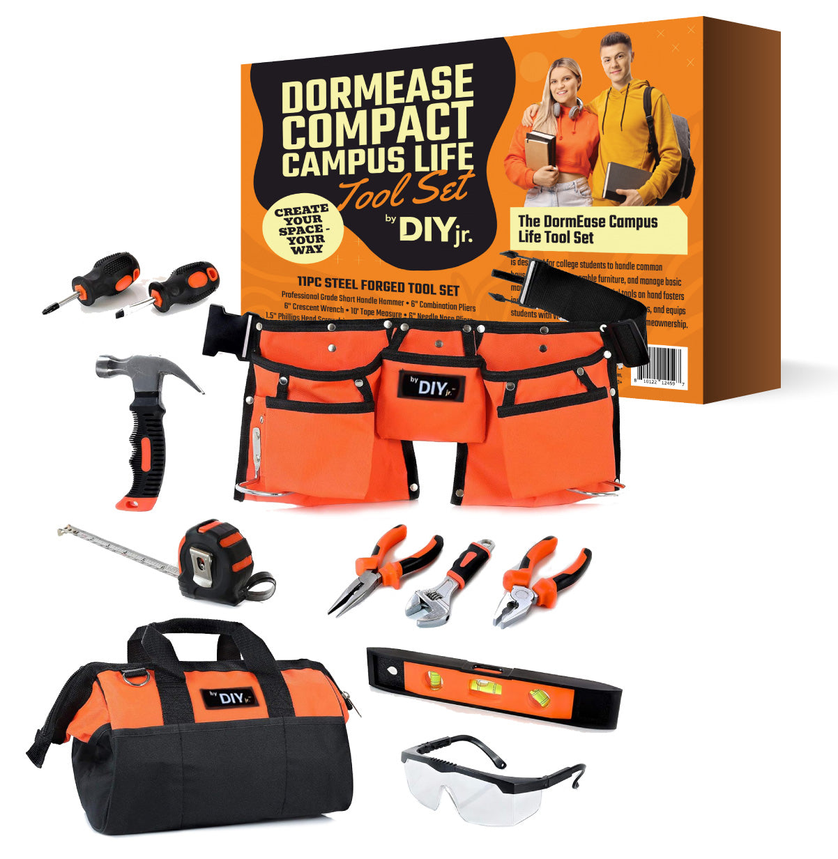 Dormease - Compact Dorm Room Tool Set
