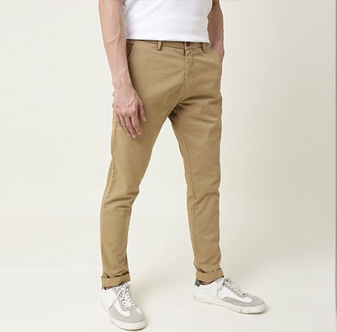 APS- MENS PLAIN TROUSER - BEIGE