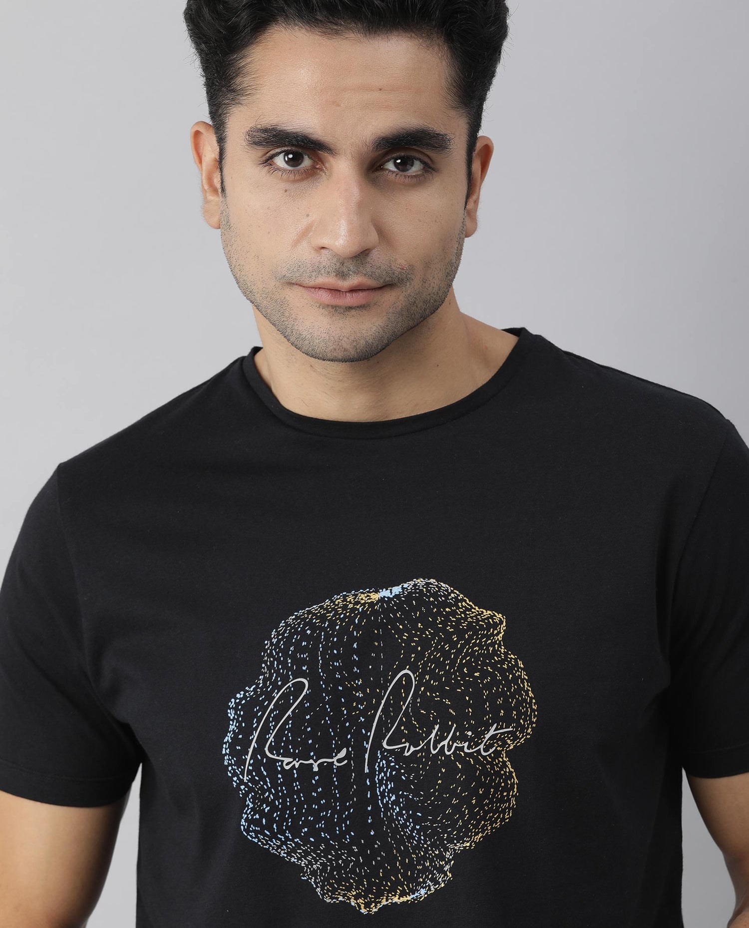 Buy Arian- Graphic Design Mens Tshirt'- Black | Rare Rabbit