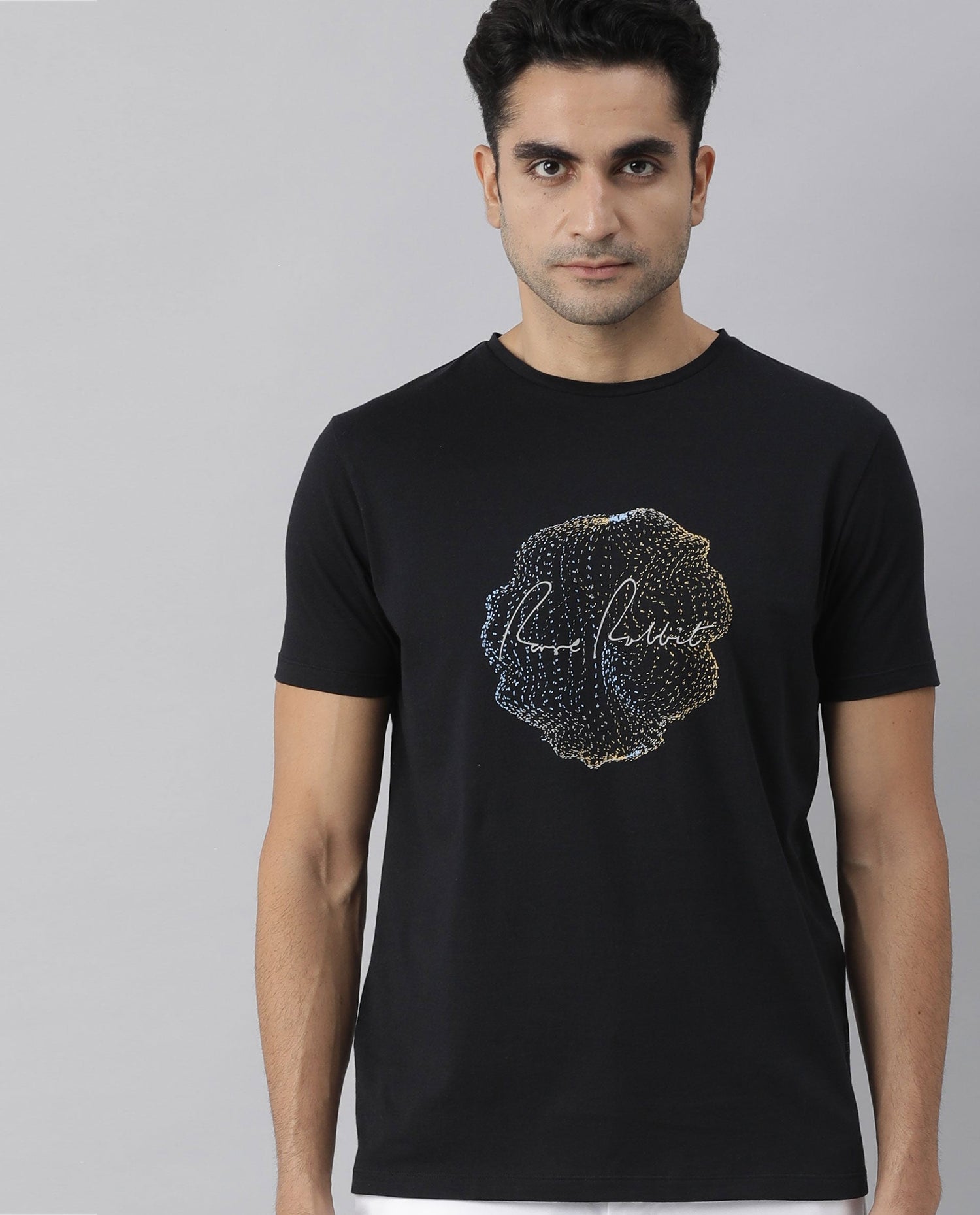 Buy Arian- Graphic Design Mens Tshirt'- Black | Rare Rabbit