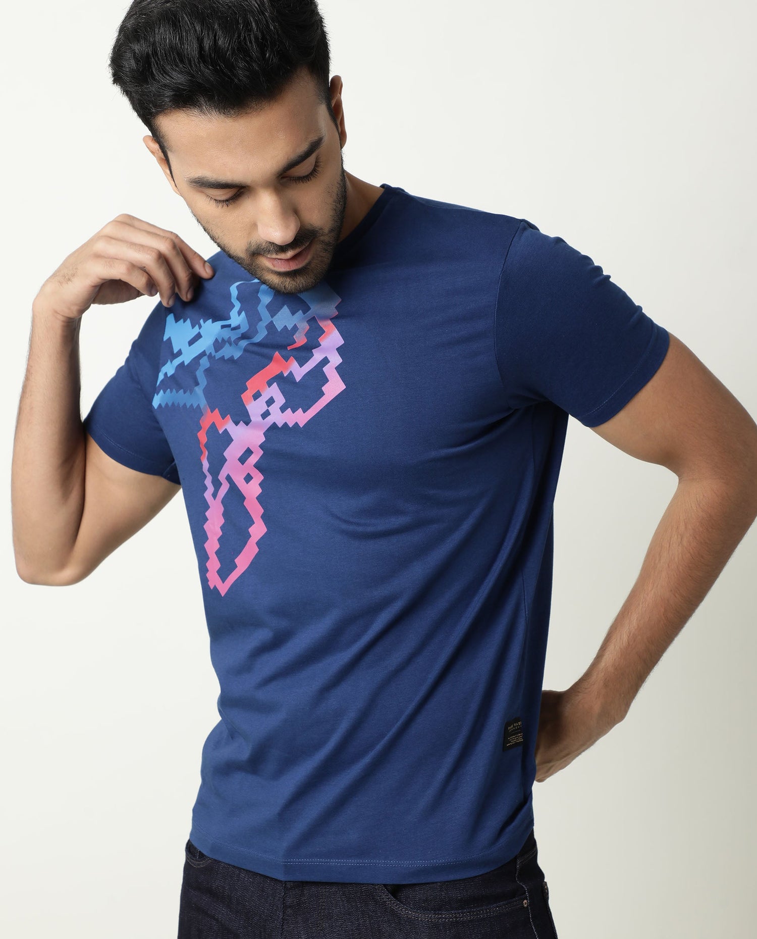 Buy Nard -Mens Tshirt-Blue | Rare Rabbit