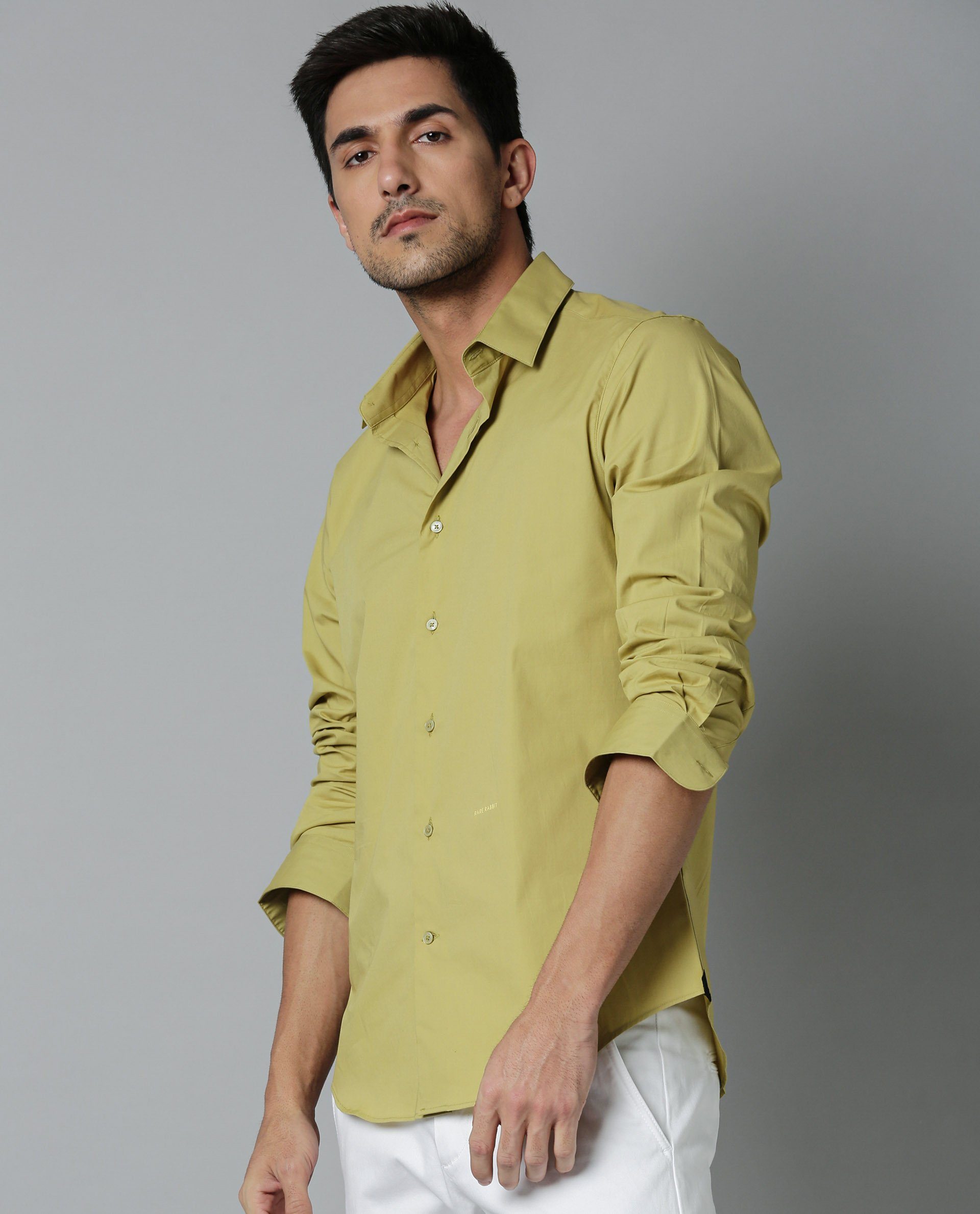 mustard yellow shirt mens