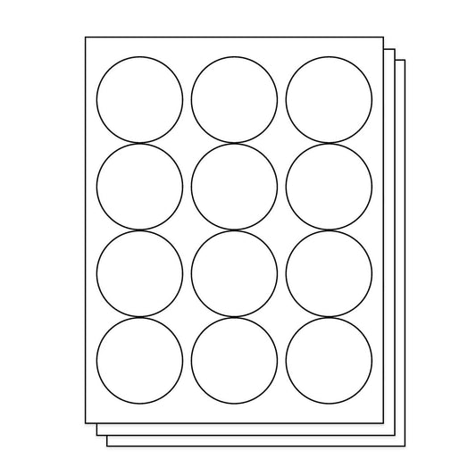 1 Round Circle Labels - SL114