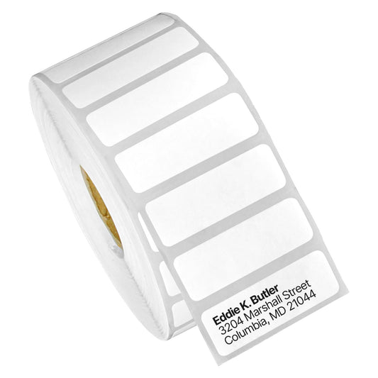 4 x 1 inch  Blank Direct Thermal Labels (Removable Adhesive / 1 inch –  OfficeSmartLabels