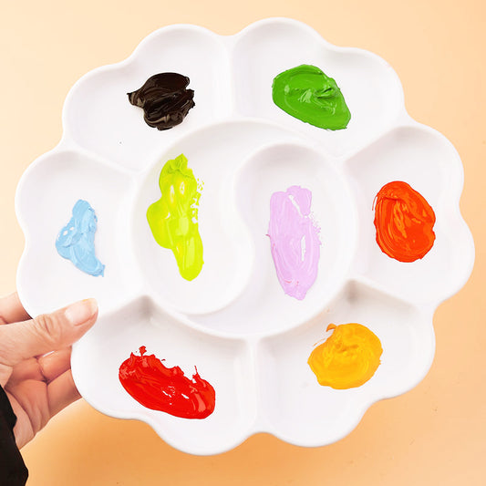 5PCS Paint Pallet Tray, Painting Pallete, 10 Wells Color Mixing Pallete/Paint  Trays for Kids, Plastic Palette, Paint Pallets for Kids, Paint Tray, Paint  Palette