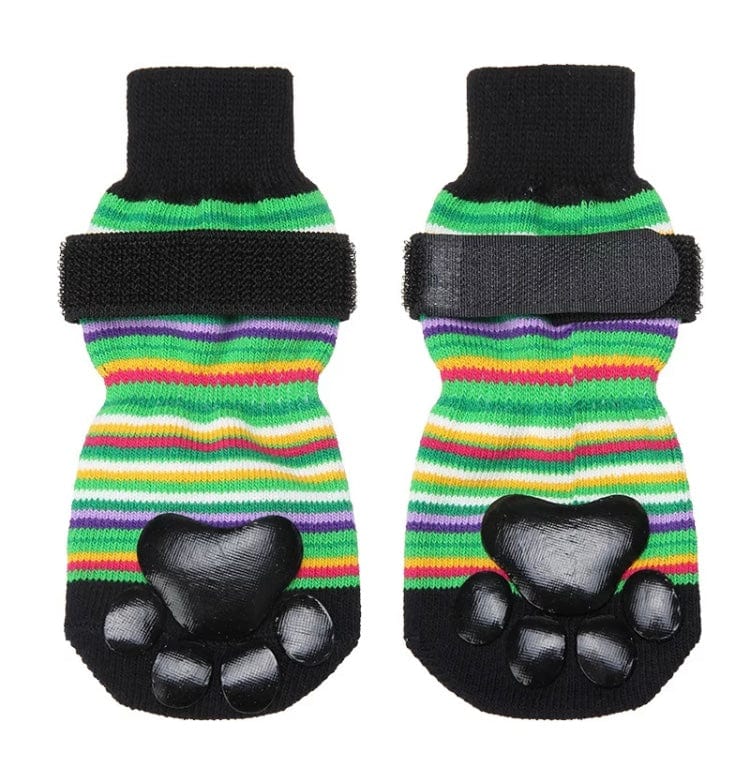 KUTKUT Dog Socks to Prevent Licking for Hardwood Floors - Socks for Sm