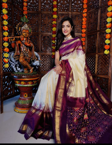 Pochampally-Ikat-Silk Saree