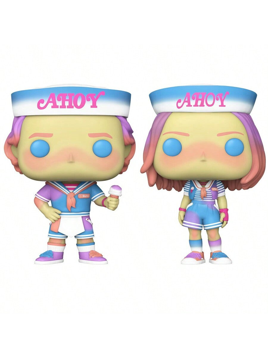 Pop Television Steve & Robi Scoops Ahoy Pack Of 2 Vinyl Figures