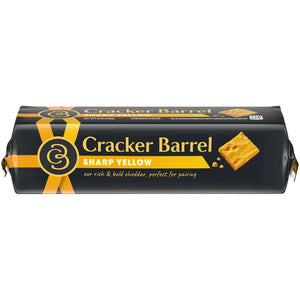 Cracker Barrel Sharp Cheddar Cheese, 8 Oz (Pack of 3) - Ms. Chef's