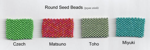 clasifications of seed beads