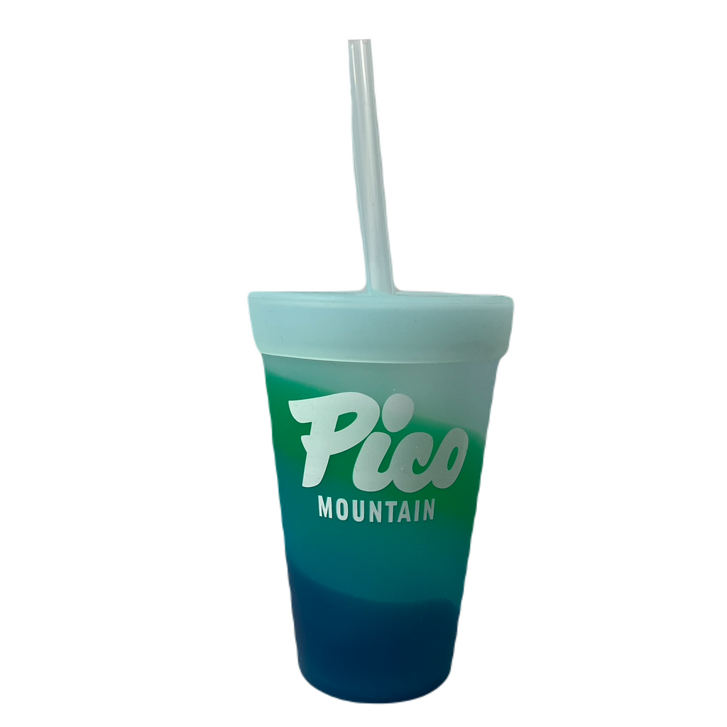 Silicone Straw Tumbler - 16 oz Mountain Air