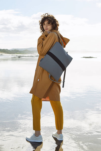 Waterproof laptop backpack women slim - minimalist design
