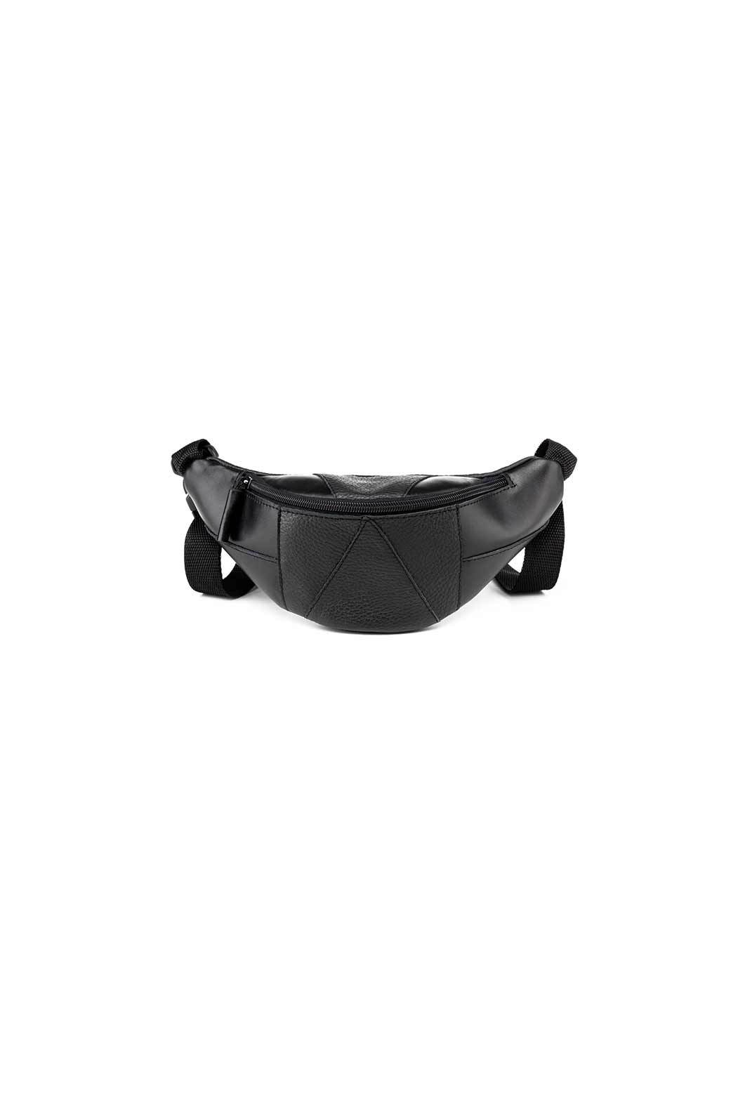 bum bag leather black