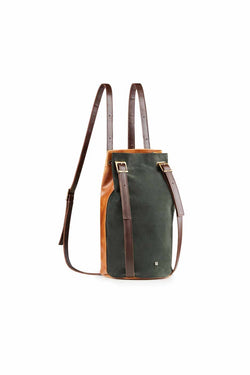 suede backpack women's