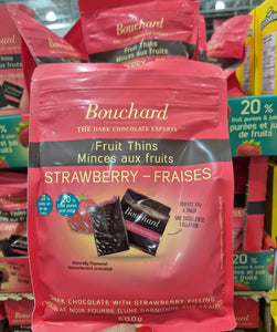 Bouchard Strawberry Fruit Thins - 1 x 600 Grams