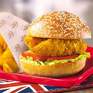 COM: Bun Brioche Sesame Burger - 18 x 4 Units