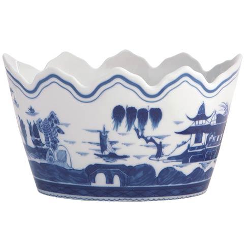 Blue Canton Monteith Cachepot