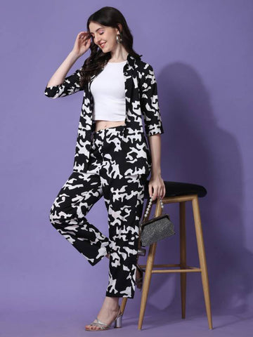 Wildly Stylish Zebra Print Shirt-Style Co-ord Set - Styled by Influencers on wyshlist