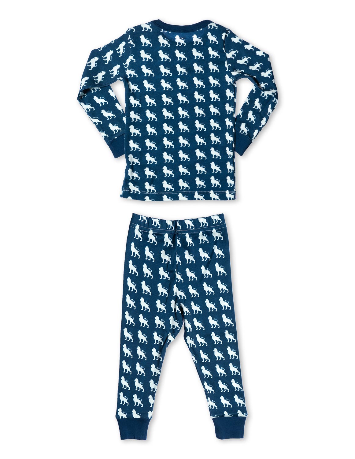 Organic Cotton Pajamas Lion Blue | Jazzy Organics