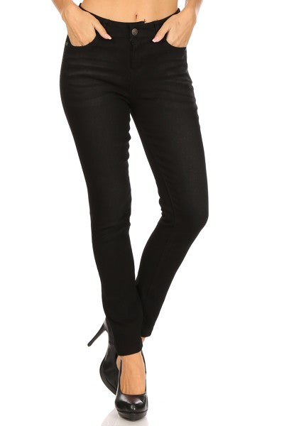 Wholesale Womens Skinny Denim Jeans - Black