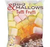 Jag Couture London HAMLET Bbq & Mallows Bag Of Tutti Frutti Marshmallow Logs - 4 Colours