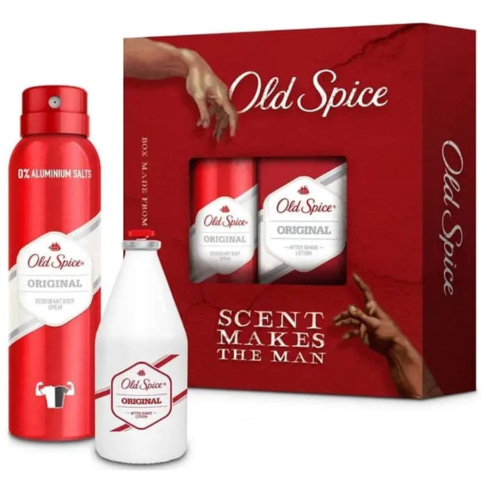 Jag Couture London Old Spice Original Deodorant Spray 150ml Set 2 Pieces