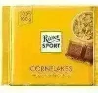 Jag Couture London Ritter Sport Milk Chocolate With Cornflakes Bar