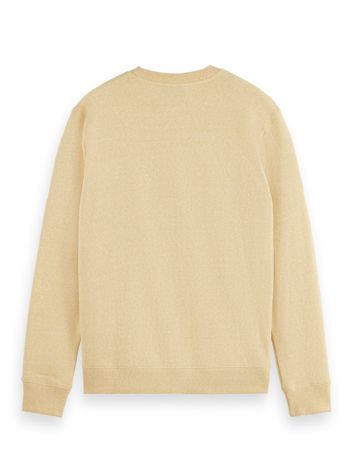 Men's Melange Crew Neck Sweatshirt | Yellow | | Scotch & Soda