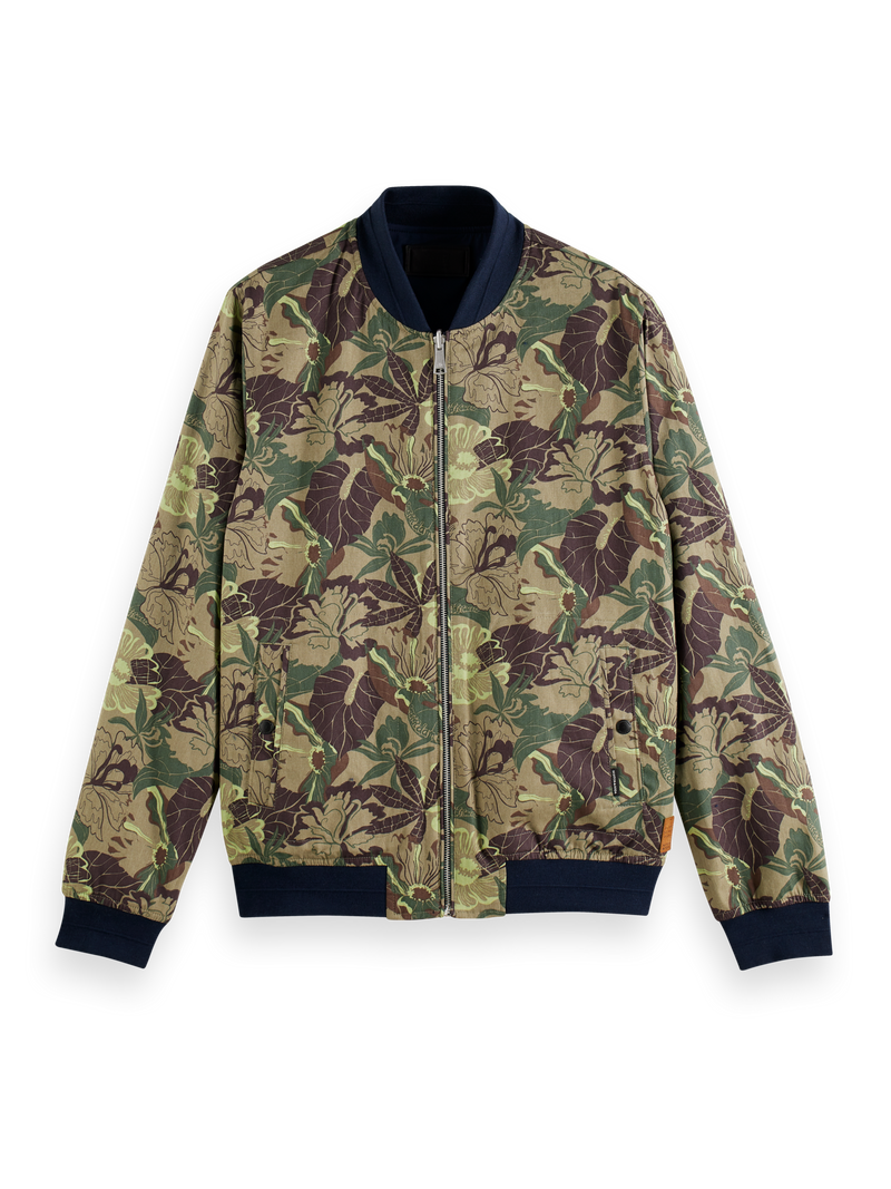 Jacquard Camo Fleece Blouson - Ready to Wear