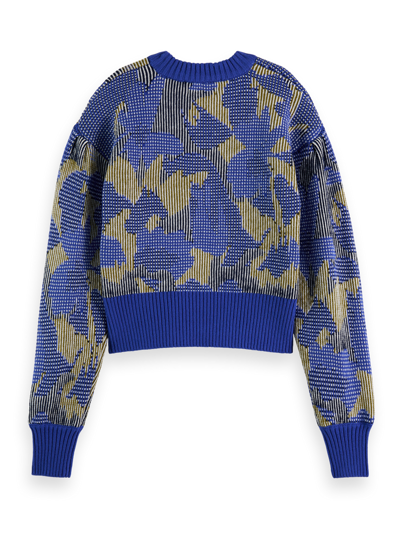 LV Abstract Houndstooth Crewneck - Men - Ready-to-Wear