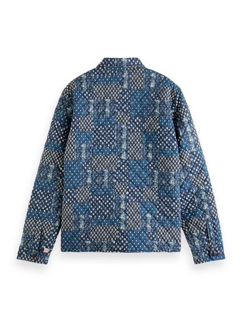 Louis Vuitton Printed Cotton Overshirt Blue. Size L0
