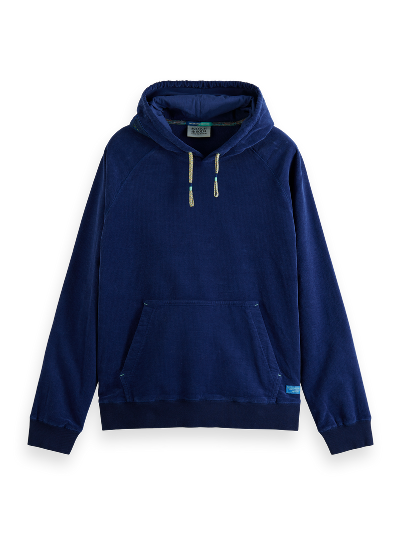 Organic cotton corduroy hoodie | Scotch & Soda