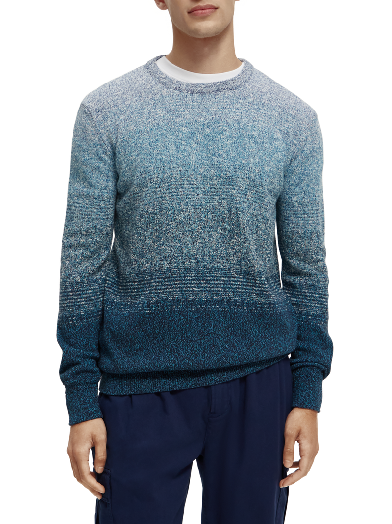 Gradient Cotton Crewneck - Men - Ready-to-Wear