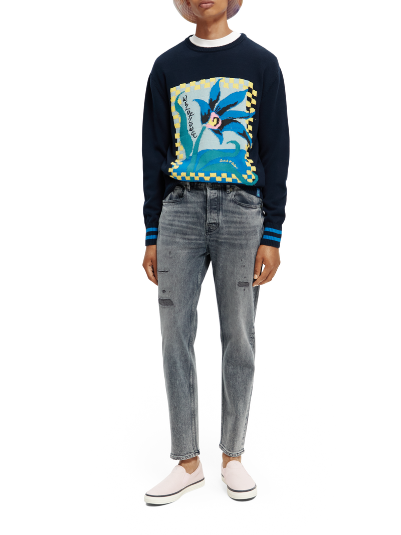 Tiger-Intarsia Sweater, MULTICOLOR, Men