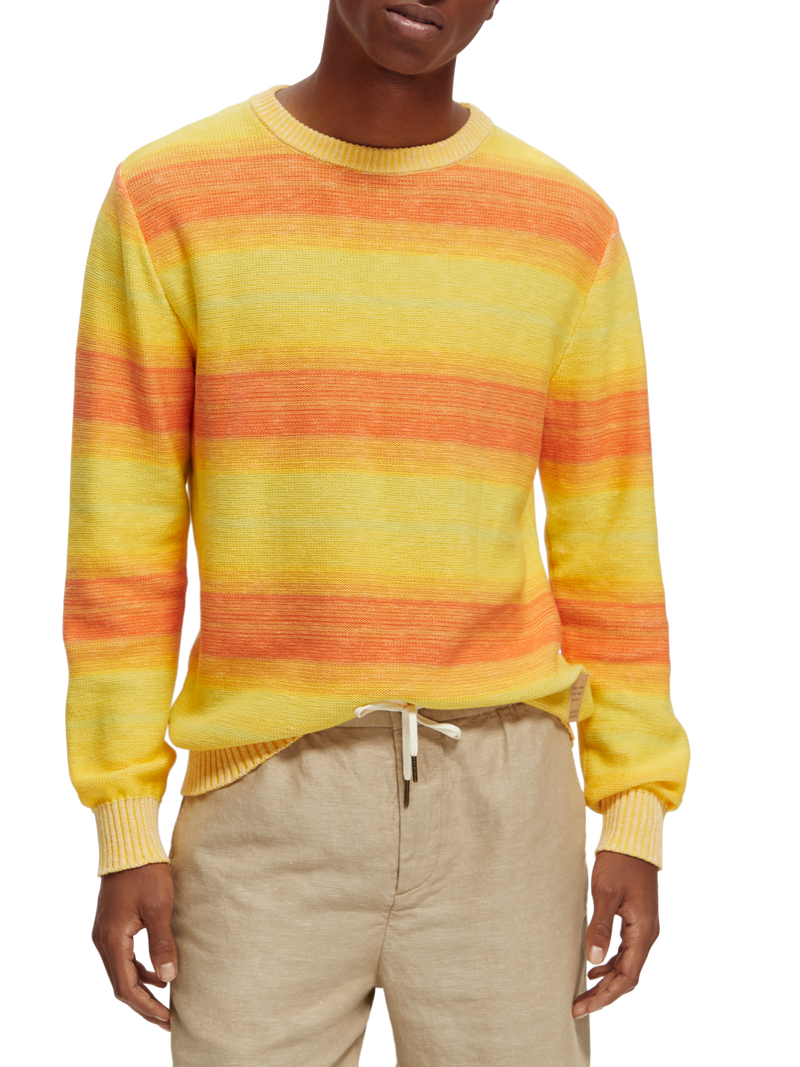 Gradient Cotton Crewneck - Men - Ready-to-Wear