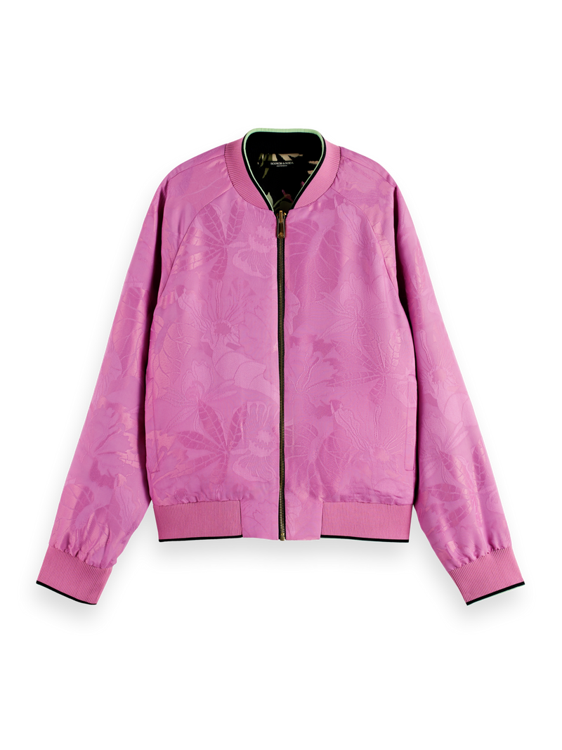 Scotch & Soda Men's Printed Reversible Bomber Jacket with Padding, Ikat  Rain 5458, XS : : Fashion
