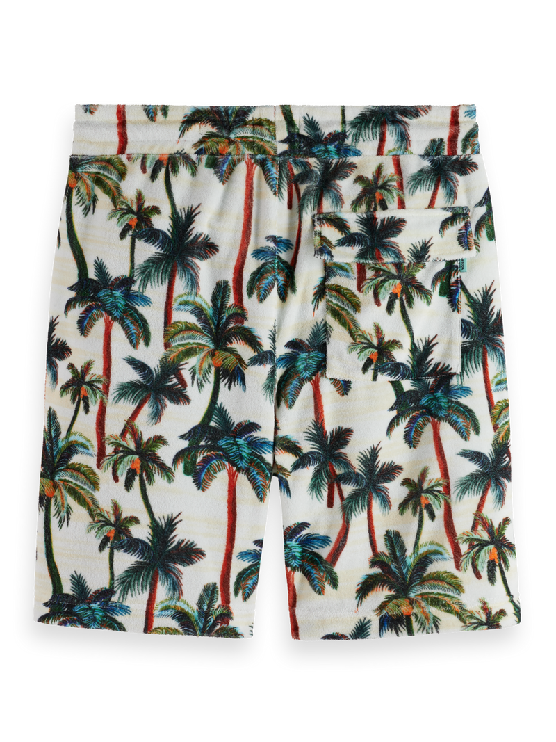Printed terry Bermuda shorts | Scotch & Soda