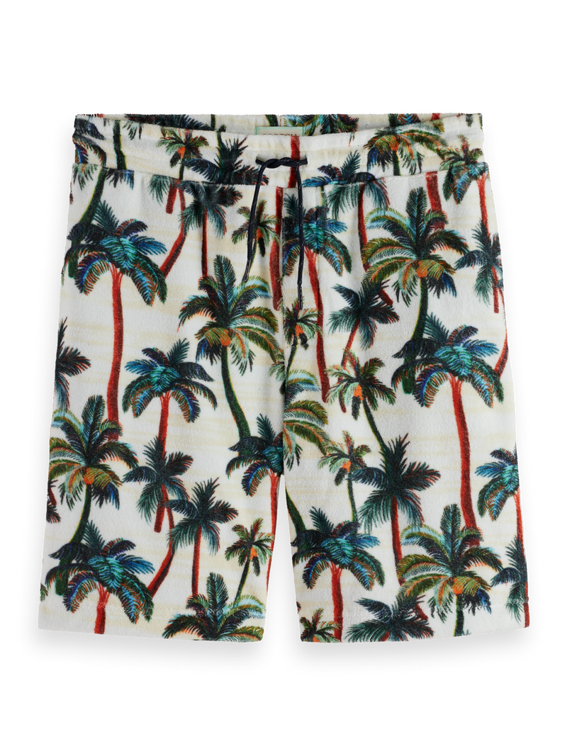 Printed terry Bermuda shorts | Scotch & Soda