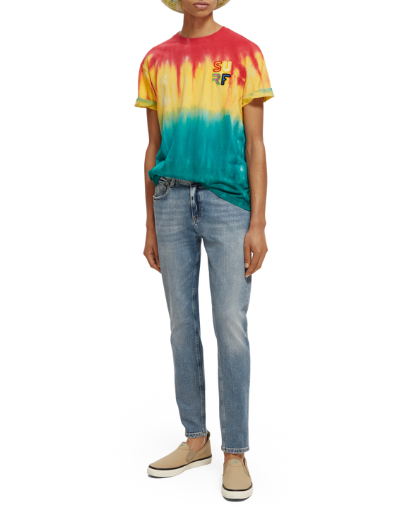 Zara - Tie Dye T-Shirt and Shorts Set - Red - Unisex