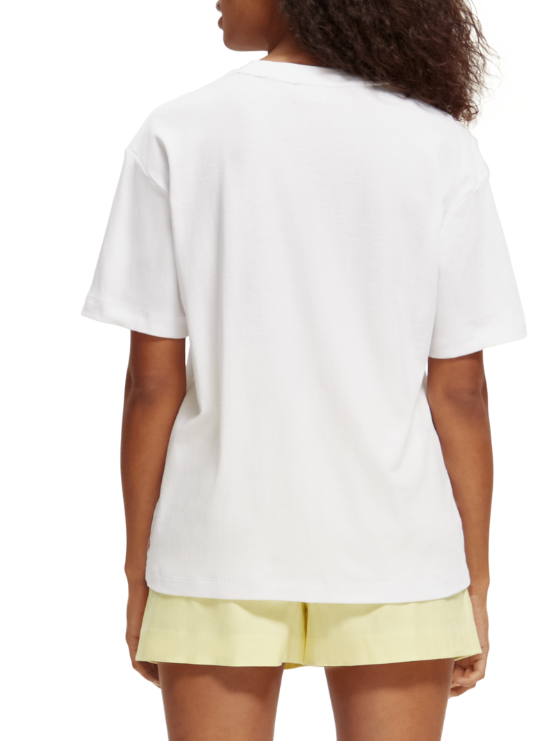 White Pure Cotton Short-sleeve T-Shirt SS23 22031777