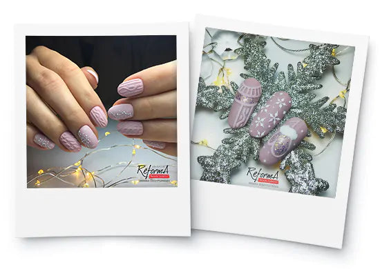 zdobienie matowych hybryd - nail art, nail trends