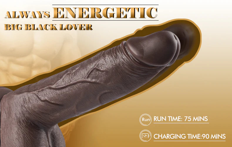 Maximus Sensation - 8.7" Thrusting and Vibrating Realistic Dildo