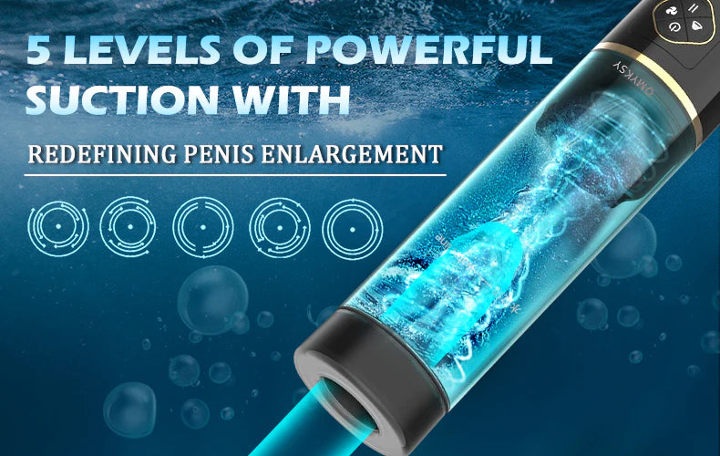 HydroBoost Elite - 6-Mode Dynamic Enhancement Water Penis Pump